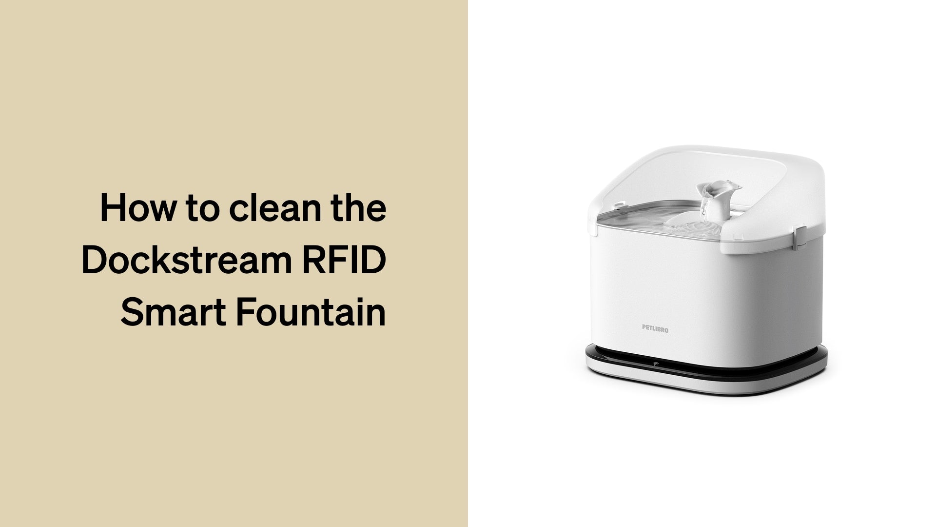 How the Dockstream RFID Smart Fountain Works (PLWF305)