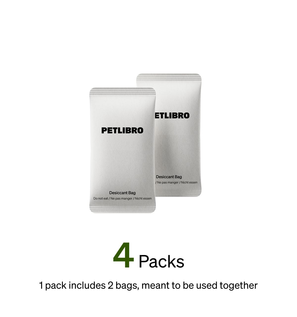 Petlibro desiccant bag set, white packets for rfid cat feeder; reliable wifi cat feeder proof, portion control, multi-cat feeding research petlibro vs petkit best automatic cat feeder reddit