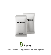 Petlibro 8 desiccant bags for pet feeder for multiple cats, rfid cat feeder; helps proof of feeding and reliable wifi cat feeder portion control