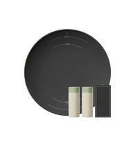 Petlibro PETLIBRO cat pet fountain filter kit with round black pad, two white rolls, and charcoal filter; litter box automatic feeder compatible