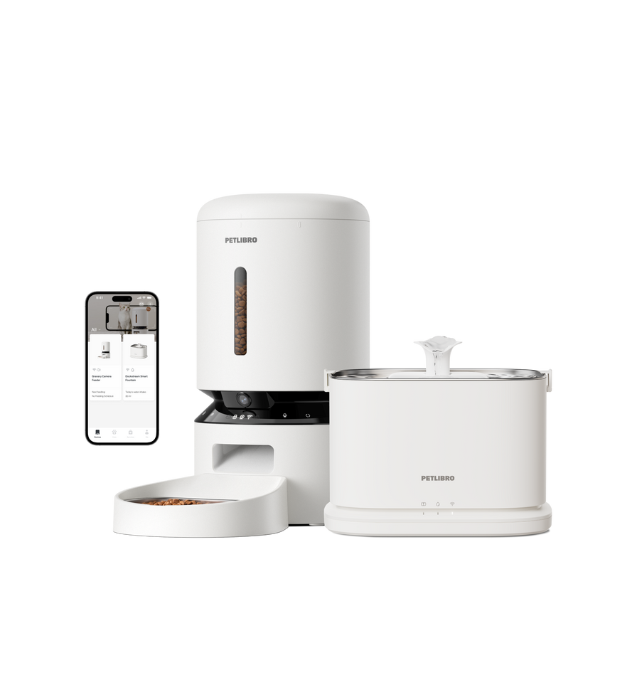 Granary Smart Camera Feeder & Dockstream 2 Smart Fountain