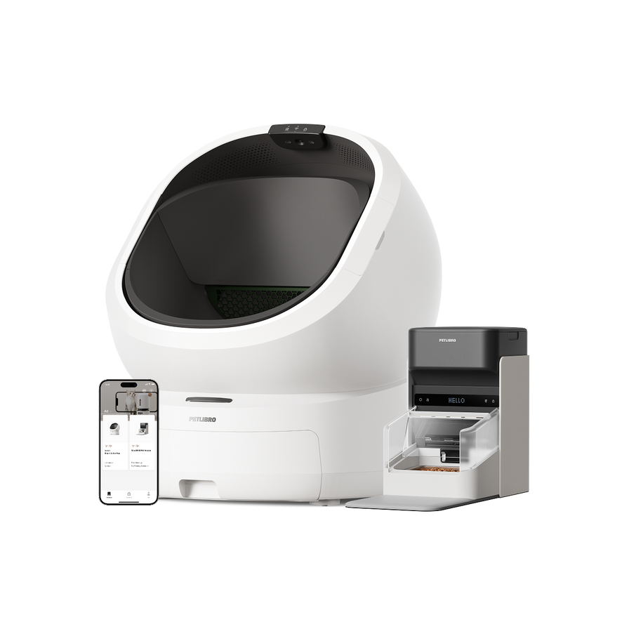 Luma Smart Litter Box & One RFID Smart Feeder