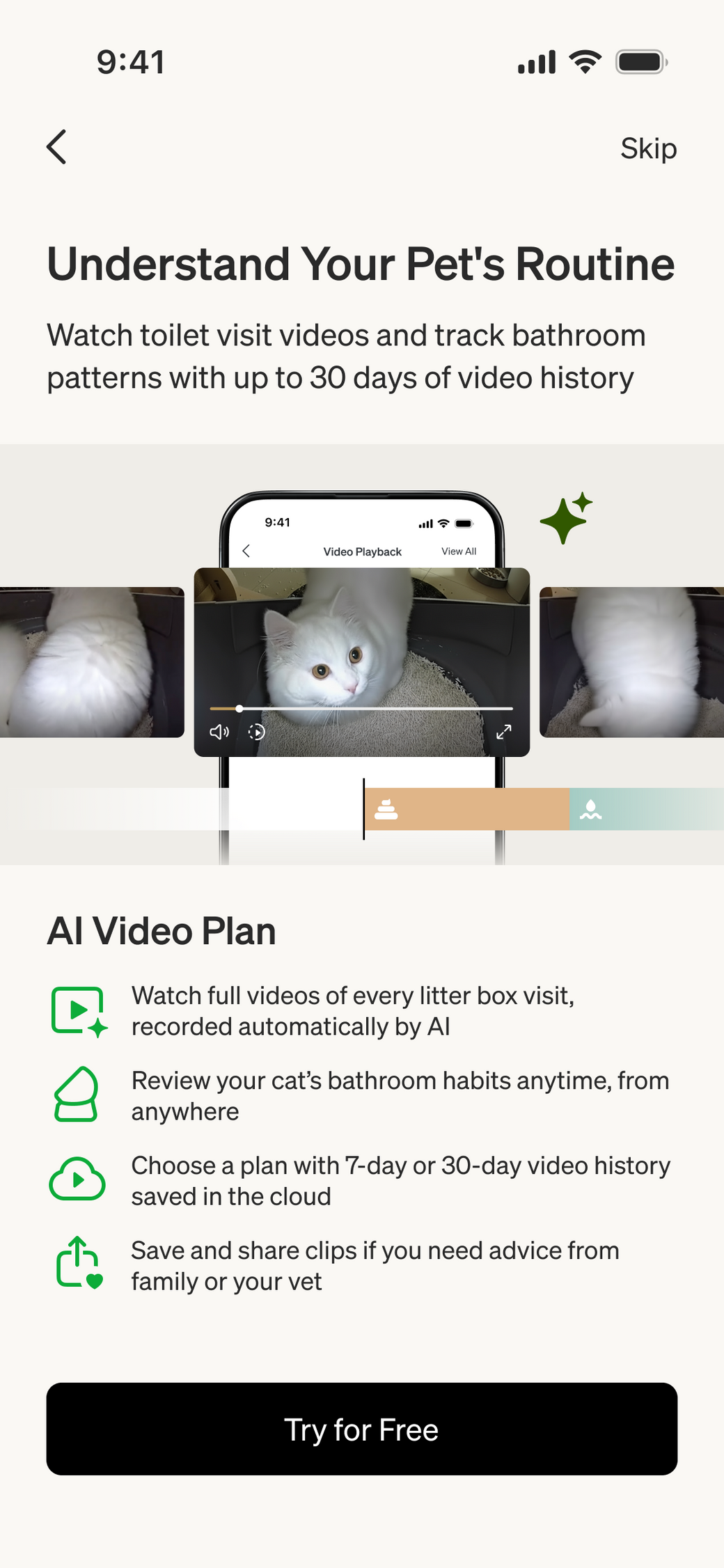 Video history and cloud playback